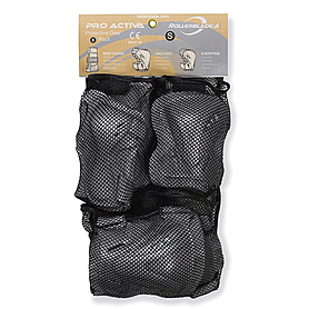 Защита для катания (комплект) Rollerblade Pro N Activa 3 Pack серебристая, размер - S