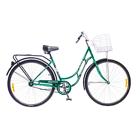 Велосипед городской женский Дорожник Ретро (Velosteel) 2015 - 28",  рама - 19", зеленый (OPT-D-28-103-1)