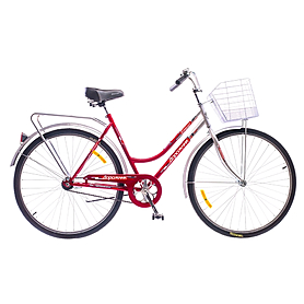 Велосипед городской женский Дорожник Комфорт 2805 (ХВЗ) 2015 - 28", рама - 21", красный (OPT-D-28-094-1)