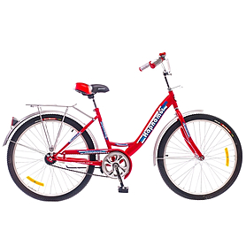 Велосипед міський підлітковий Дорожник Ластівка 14G 2015 - 24 ", рама - 16", червоний (SKD * -D-24-003-3)