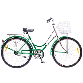 Велосипед міський жіночий Дорожник Ластівка (ХВЗ) 2015 - 26 ", рама - 17", зелений (OPT-D-26-027-1)