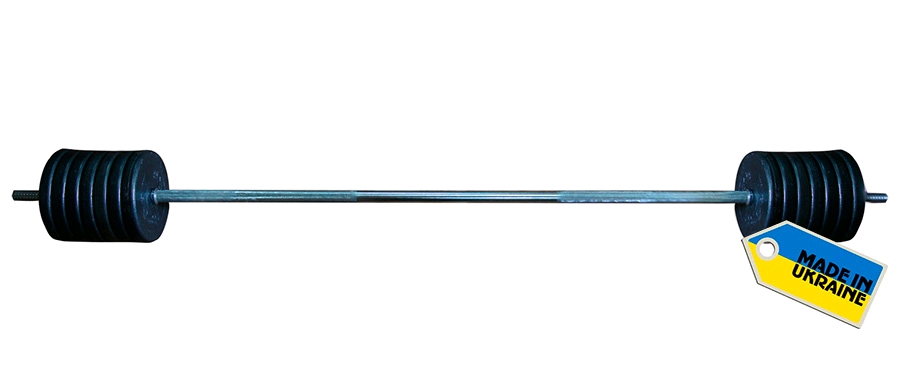 

Штанга наборная Newt Home 78 кг - гриф 1,8 м, Черный