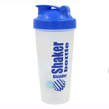 Шейкер Smart Shake 600 мл бело-синий