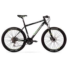 Велосипед горный Romet Rambler 2.0 2015 - 27,5", рама - 17", черно-зеленый (1527312-17)