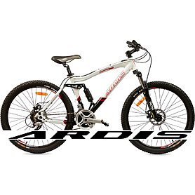 Велосипед горный Ardis Corsair - 26", рама - 19", бело-черный (0210-19-W)