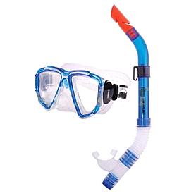 Набір для плавання Dorfin (ZLT) дитячий (маска + трубка) синій