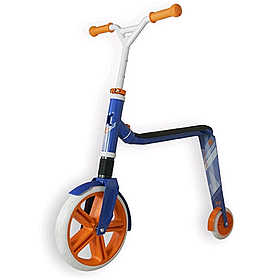 Самокат-трансформер Scoot&Ride Highway Gangster бело-голубо-оранжевый