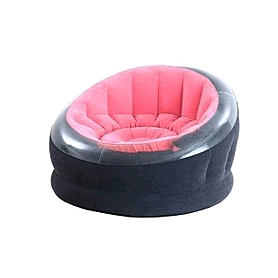 Крісло надувне Intex 68582 (112х109х69 см) рожеве