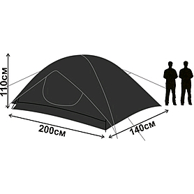 Палатка двухместная Mountain Outdoor Trek 2 - Фото №3