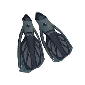 Ласты с закрытой пяткой Dorfin (ZLT) черные, размер - 38-39