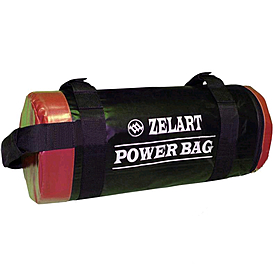Мешок для кроссфита и фитнеса ZLT Power Bag 20 кг черно-красный