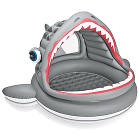 Басейн дитячий надувний "Акула" Intex 57120 (201х198х109 см) з навісом