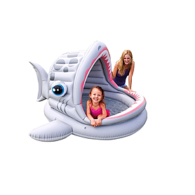 Басейн дитячий надувний "Акула" Intex 57120 (201х198х109 см) з навісом - Фото №2