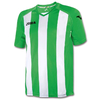 Футболка футбольная Joma Pisa 12 бело-зеленая