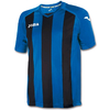 Футболка футбольна Joma Pisa 12 синьо-чорна
