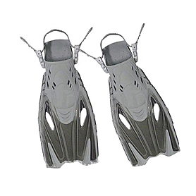 Ласты с открытой пяткой Dorfin (ZLT) черные, размер - 27-31 ZP-452-BLK-27-31