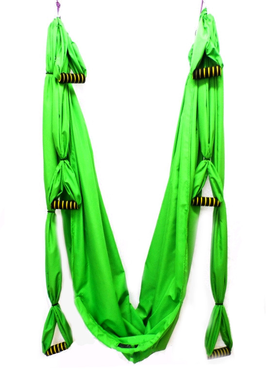 Гамак для йоги ZLT Yoga swing FI-4439 зеленый
