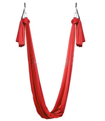 Гамак для йоги ZLT Yoga swing FI-4440 красный