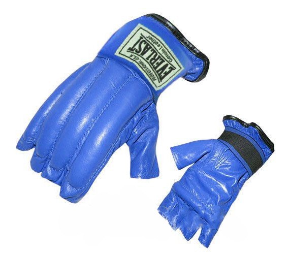 Шингарты (перчатки без пальцев) Everlast синие
