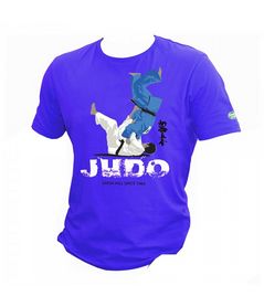 Футболка Green Hill Judo TSLR-9056 синяя
