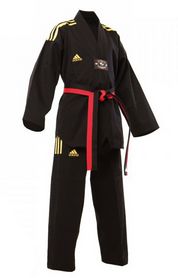 Кимоно для тхэквондо Adidas Champion Uniform черное (добок)