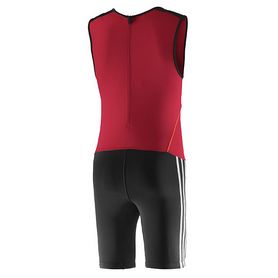 Комбінезон для важкої атлетики Adidas WL CL SUIT M червоний - Фото №2