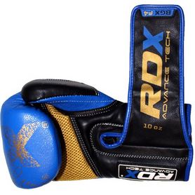 Перчатки боксерские RDX Ultra Gold Blue (10108) - Фото №3