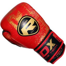 Перчатки боксерские RDX Ultra Gold Red (10109) - Фото №2