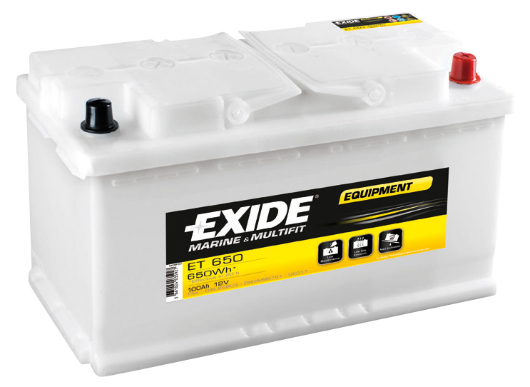 

Аккумулятор тяговый свинцово-кислотный Exide Equipment ET 650 100 A/h