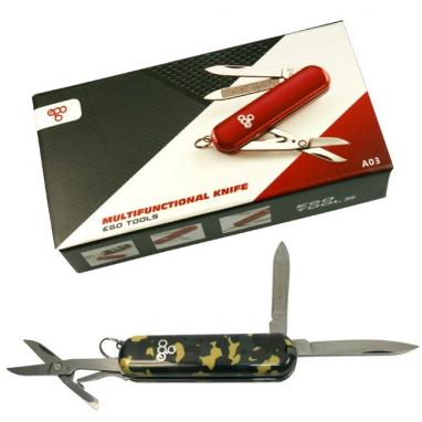 Нож швейцарский Ego Tools A03 камуфлированный