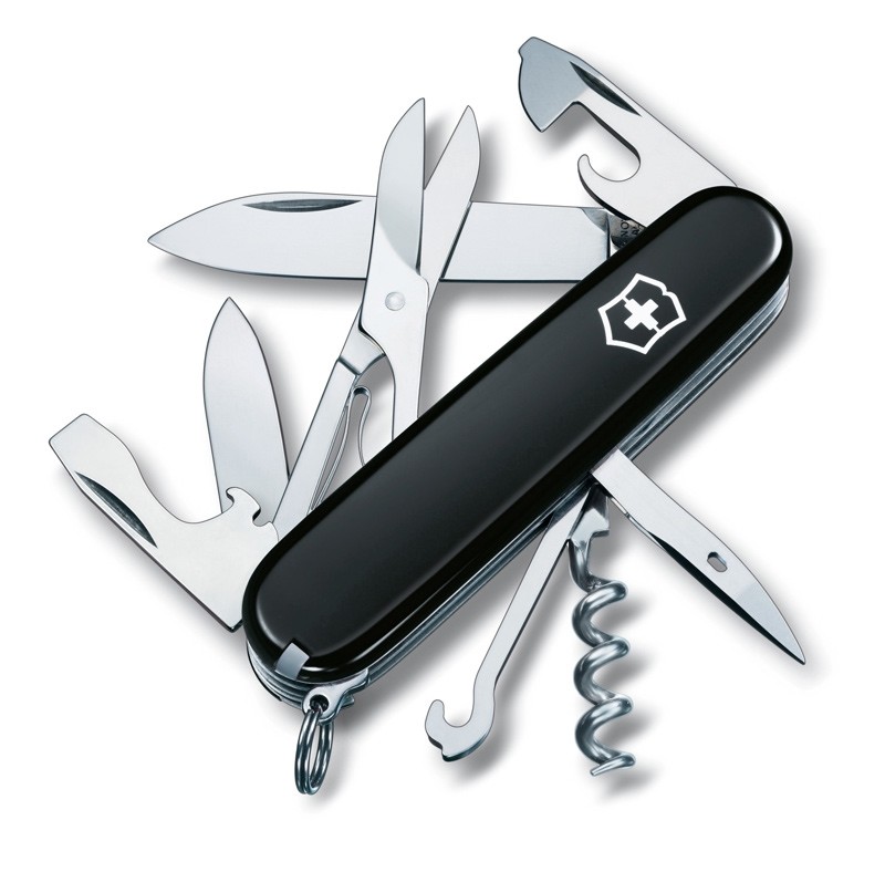 

Нож швейцарский Victorinox Swiss Army Climber черный