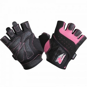 Перчатки для фитнеса женские RDX Ladies Lifting Gloves Pink - Фото №3