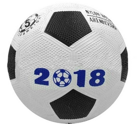 Мяч футбольный резиновый World Cup 2018 CV305N - Фото №5