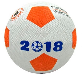 Мяч футбольный резиновый World Cup 2018 CV306N - Фото №2