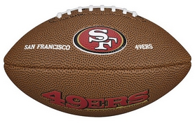 Мяч для американского футбола Wilson NFL Mini Team Logo Football SF SS15