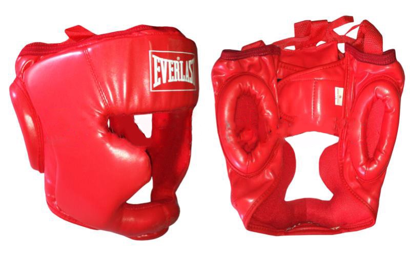 

Шлем боксерский закрытый Everlast красный
