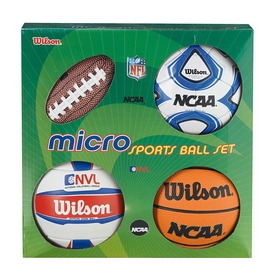 Набор из 4-х мини-мячей Wilson Micro Sports 4 Ball Kit SS14 №1