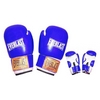Перчатки боксерские Everlast VL-0107-B кожаные синие