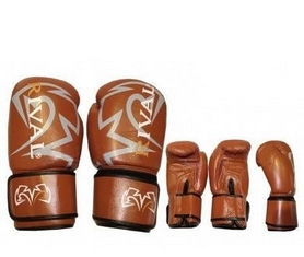 Перчатки боксерские Rival MA-3307-BR кожаные коричневые