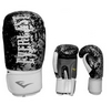 Рукавички боксерські Everlast BO-4227-BK шкіряні чорні з білим