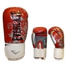 Рукавички боксерські Everlast BO-4227-R шкіряні червоні з білим
