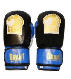 Перчатки боксерские Grant MA-3306-B кожаные синие