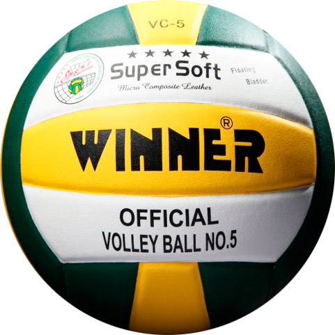 

Мяч волейбольный Winner VC colored, Зеленый