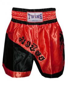 Трусы для тайского бокса TWINS ZB-6138-R красные