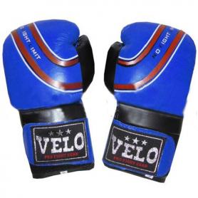 Перчатки боксерские Velo ULI-3041-B кожаные синие