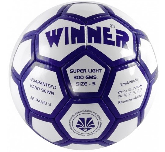 

Мяч футбольный Winner Super Light, Белый
