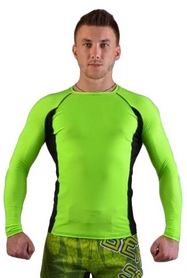 Рашгард для MMA Berserk Long Sleeve Hyper Neon green