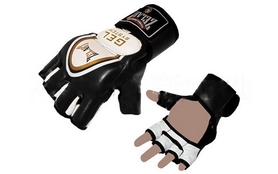 Перчатки для смешанных единоборств MMA ZLT ZB-6104-BK черные