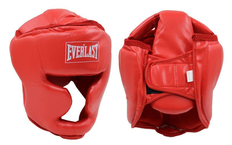 

Шлем боксерский с полной защитой Everlast BO-4299-R красный