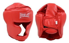 Шлем боксерский с полной защитой Everlast BO-4299-R красный